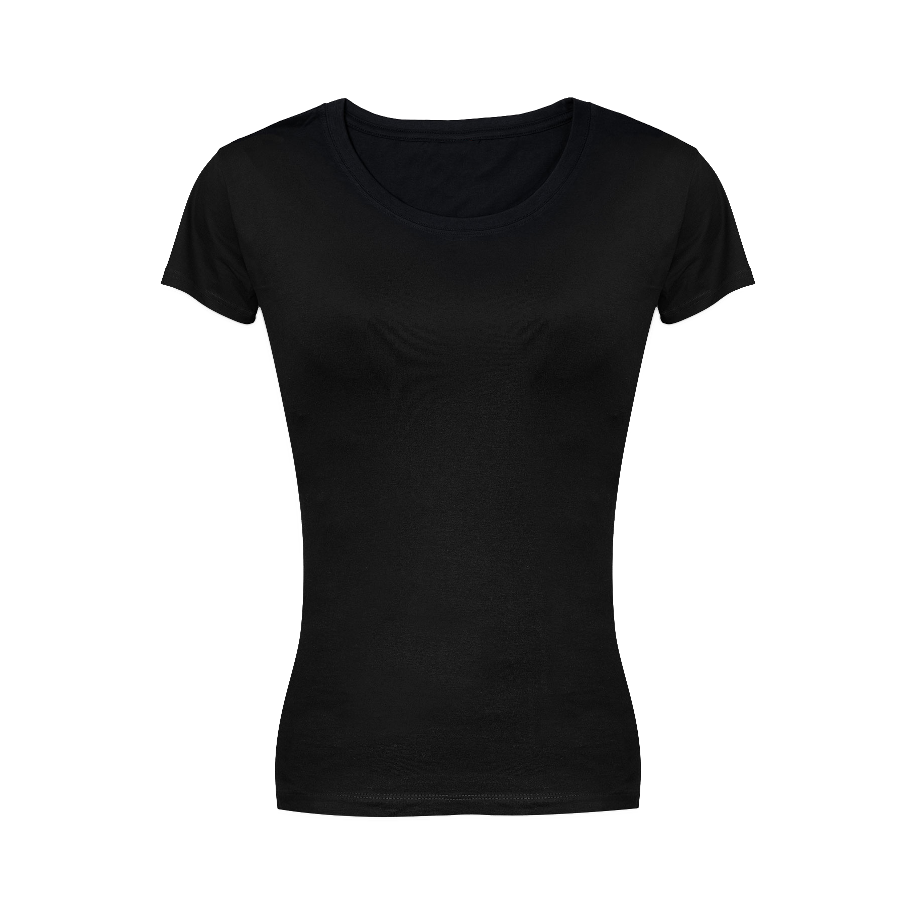 Ladies-Classic-T-Shirt-Black Pic-a-Tee Classic Black T-shirt
