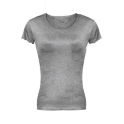 Pic-a-Tee Ladies Classic Grey Melange T-shirt