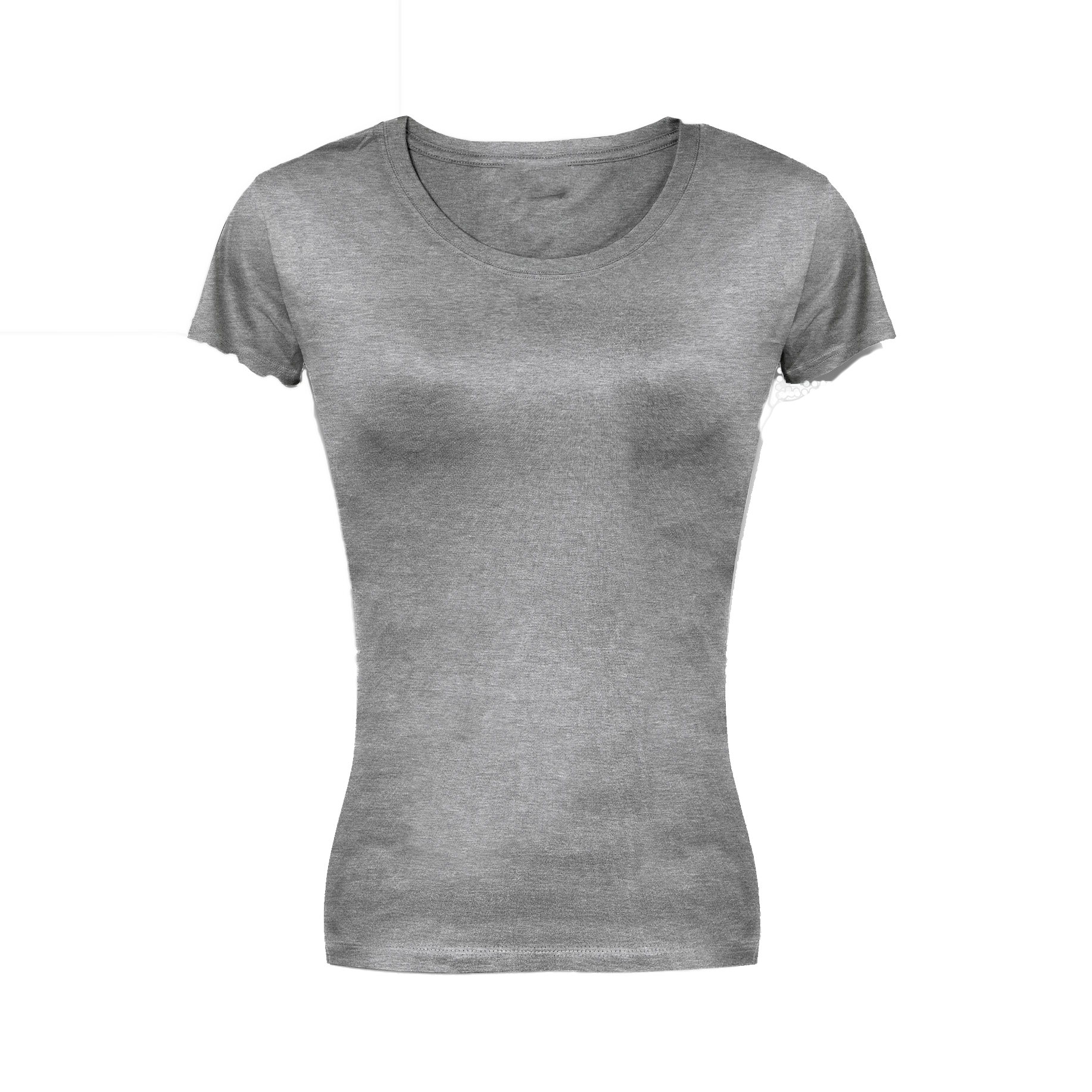 Ladies-Classic-T-Shirt-Grey-Melange Pic-a-Tee Ladies Classic Grey Melange T-shirt