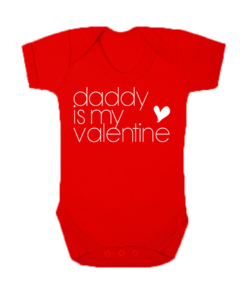 Bodyvest with Mommy / Daddy is my Valentine Print