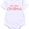 Pic-a-Tee Bodyvest with my first christmas print