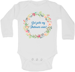 Pic-a-Tee Birth Announcement Afrikaans Print