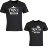 Pic-a-Tee Prince and Princes T-shirts with print