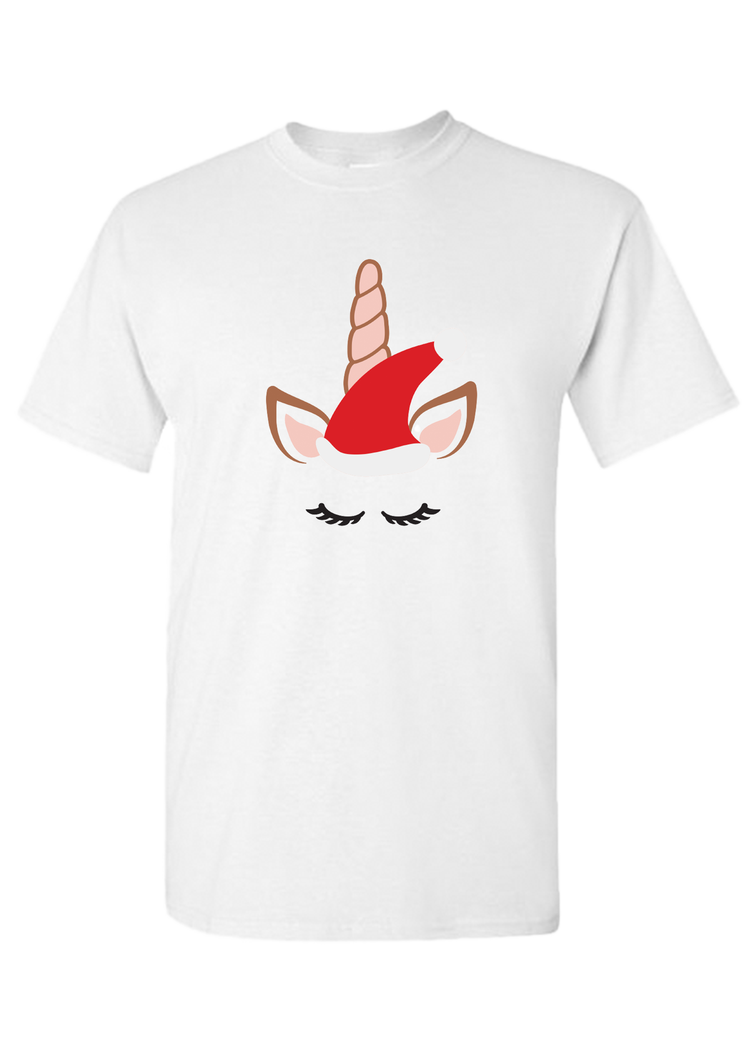 Christmas Unicorn Pic-a-Tee Christmas T-Shirt with unicorn print