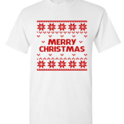 Pic-a-Tee T-Shirt with Merry Christmas Jumper Print