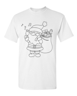 Pic-a-Tee Colour In Paint your own T-Shirt with Father Christmas