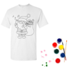 Pic-a-Tee Colour In Paint your own T-Shirt with Father Christmas Print