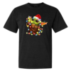 Pic-a-Tee Christmas Tee with Baby Yoda in Christmas Lights Print