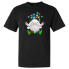 Pic-a-Tee Christmas Tee with Peace Gnome in Christmas Lights Print