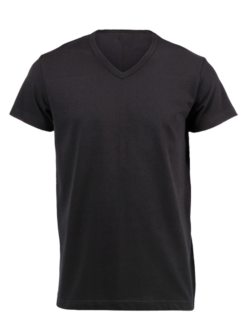 Pic-a-Tee V-Neck Unisex Black T-shirt
