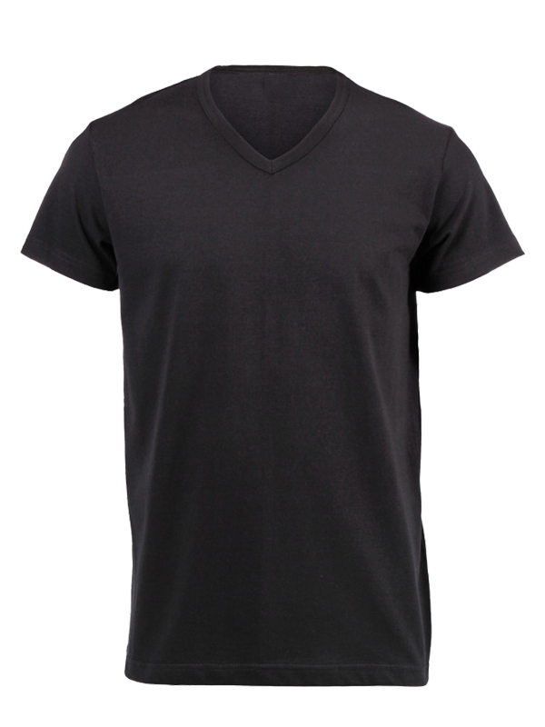 Pic-a-Tee-V-Neck Black Pic-a-Tee V-Neck Unisex Black T-shirt