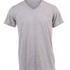 Pic-a-Tee V-Neck Unisex T-Shirt Grey Melange