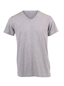 Pic-a-Tee V-Neck Unisex T-Shirt Grey Melange