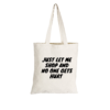 Shopper Bags with Just let me Shop and no-one gets Hurt Print