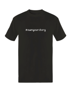 Pic-a-Tee #ownyourstory t-shirt Black
