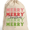 Pic-a-Tee Merry Christmas Santa Sack