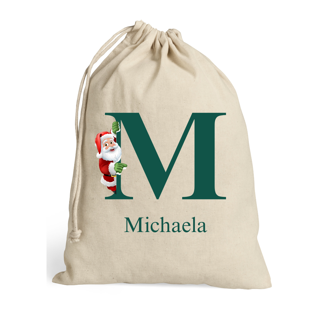 Santa Sack_Father Christmas Pic-a-Tee Personalised Letter Santa Sack