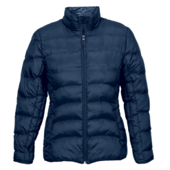 Pic-a-Tee Long Sleeved Ladies Puffer Jacket Navy