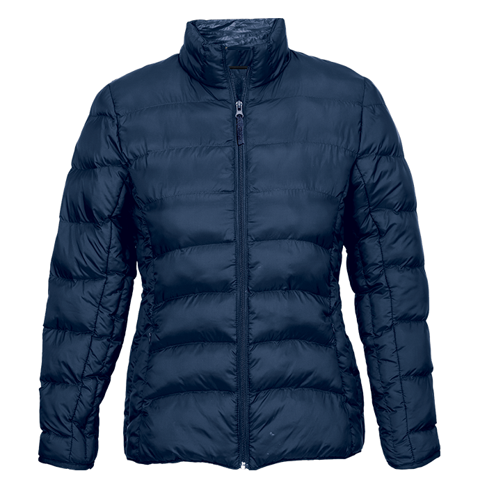 Pic-a-Tee Puffer Jacket LSleeve Navy Ladies Pic-a-Tee Long Sleeved Ladies Puffer Jacket Navy