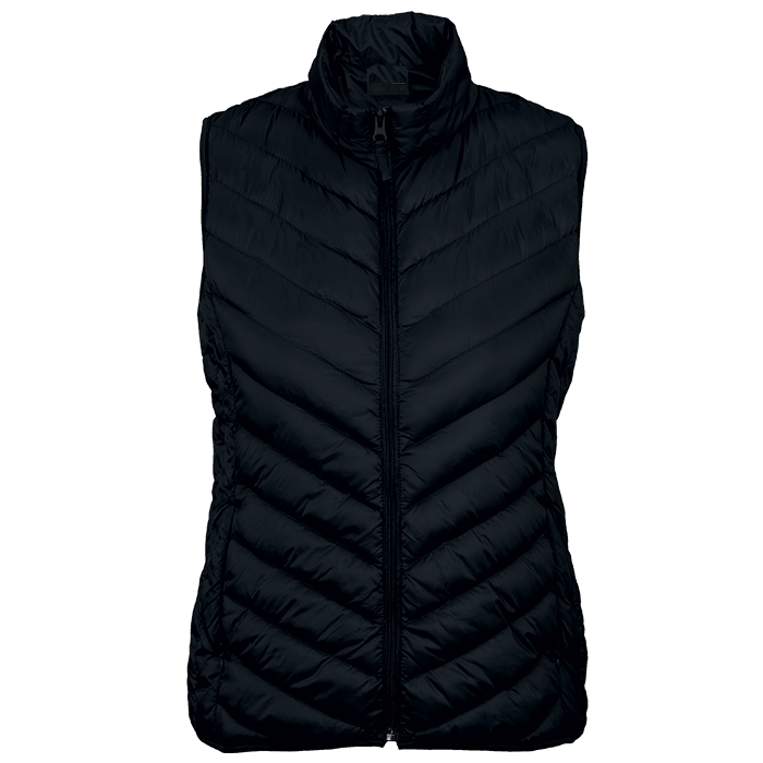 Pic-a-Tee Puffer Jacket SSleeve Black Ladies Pic-a-Tee Short Sleeved Puffer Jacket Ladies
