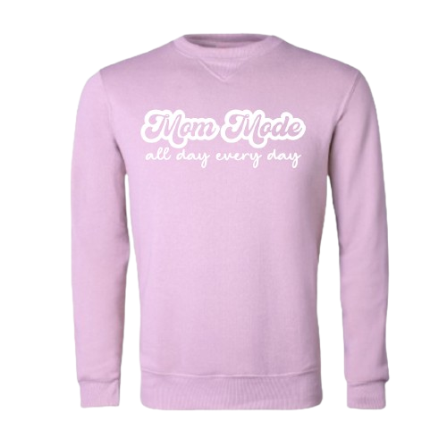 Pic-a-Tee_Sweater_with_Mom_Mode Pic-a-Tee Sweater with Always in Mom Mode Print