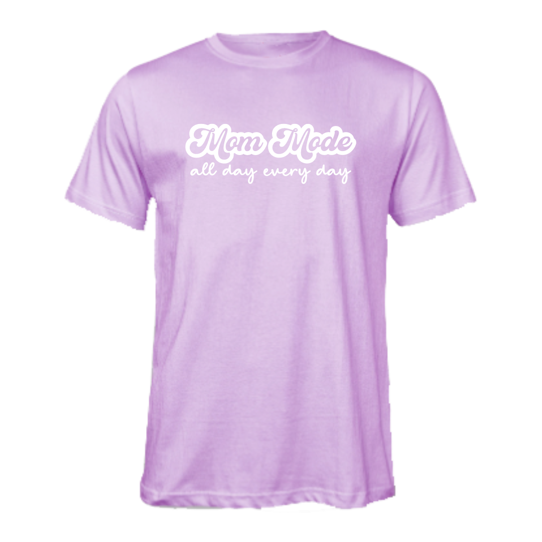 Pic-a-Tee Lilac Momma Mode T-shirt