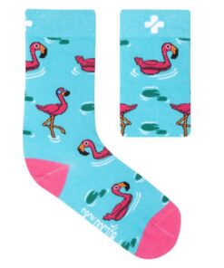 Flamingo Pink Adult Socks