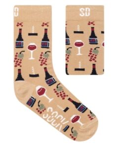 Red Wine Adult Socks