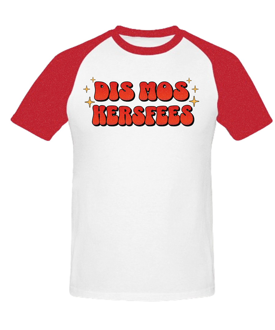 DisMosKersfees Baseball T-shirt with Dis Mos Kersfees print