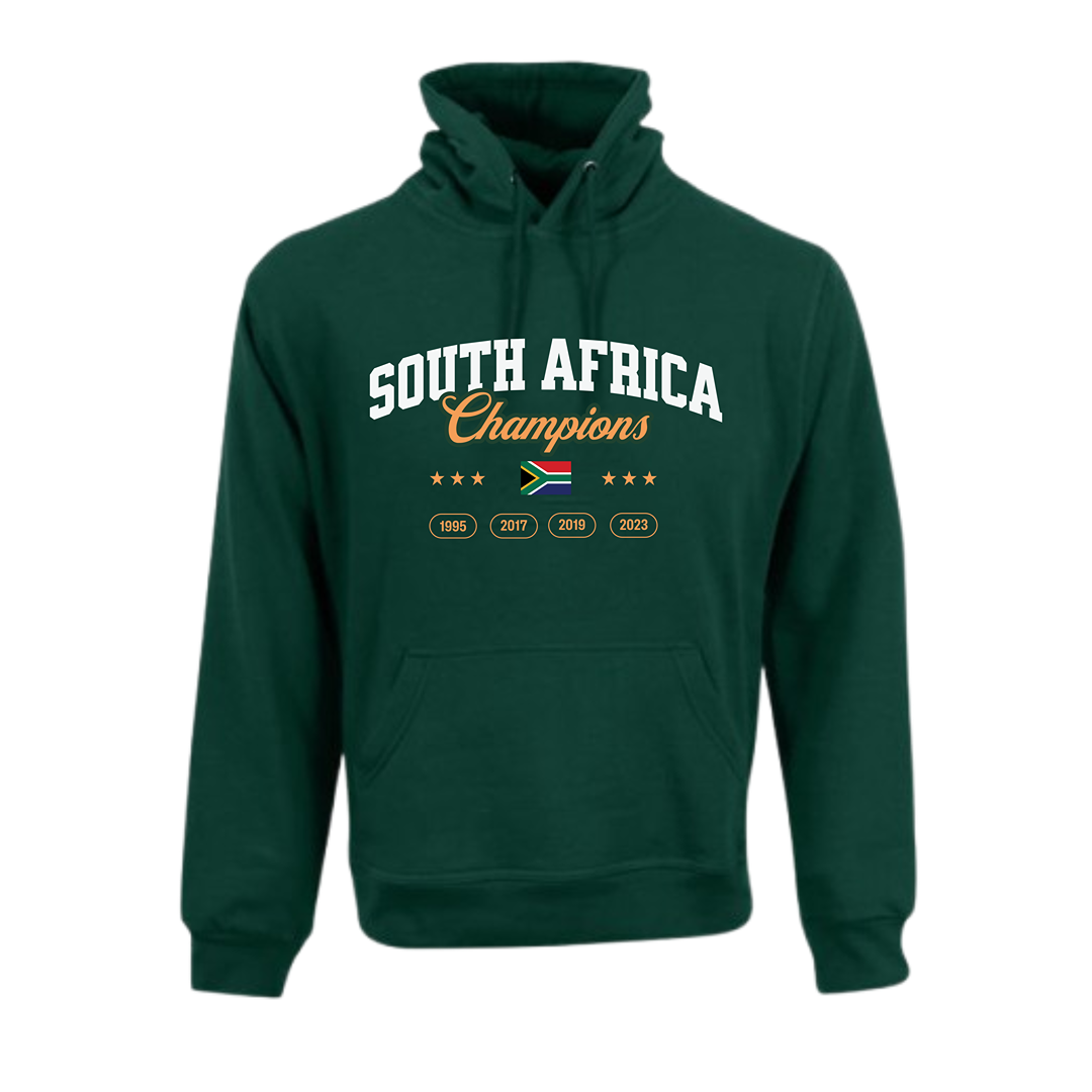 SouthAfrica_Champions South Africa Supporters Green Hoodie