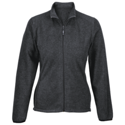 Pic-a-Tee Fleece Jacket Ladies Charcoal Melange