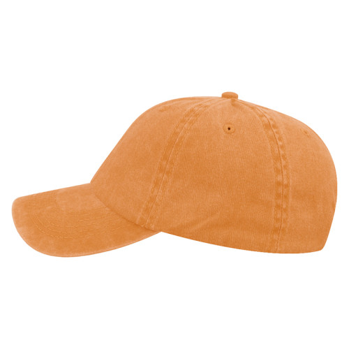Pic-a-Tee Washed Dad Cap Left Orange