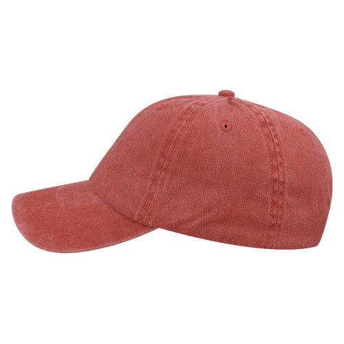 Pic-a-Tee Washed Dad Cap Left Red