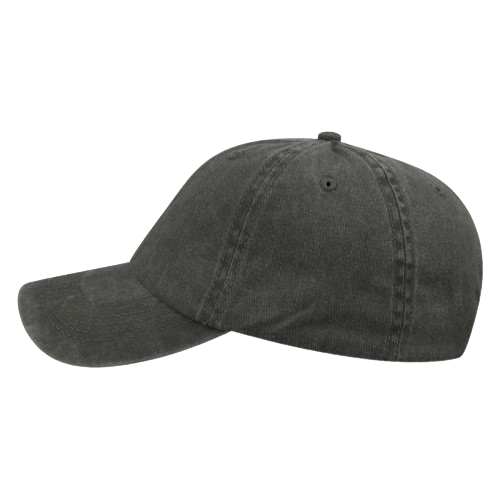 Pic-a-Tee_Washed_Dad_Cap_Black_Left