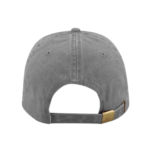 Pic-a-Tee_Washed_Dad_Cap_Grey_Back