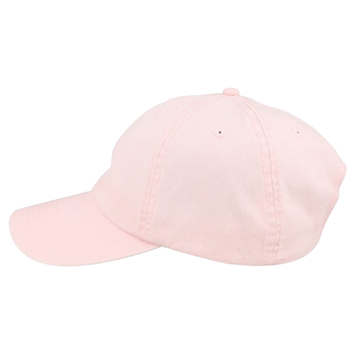 Pic-a-Tee_Washed_Dad_Cap_Left_Light_Pink