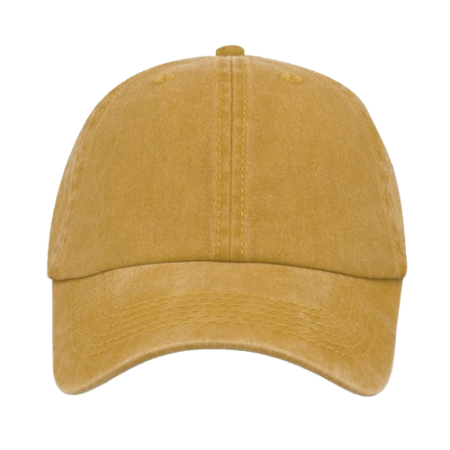 Pic-a-Tee_Washed_Dad_Cap_Mustard