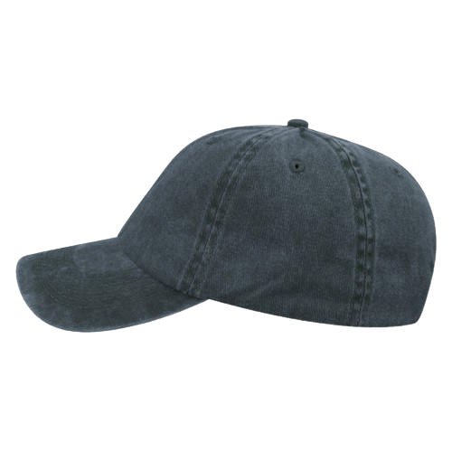 Pic-a-Tee_Washed_Dad_Cap_Navy_Left