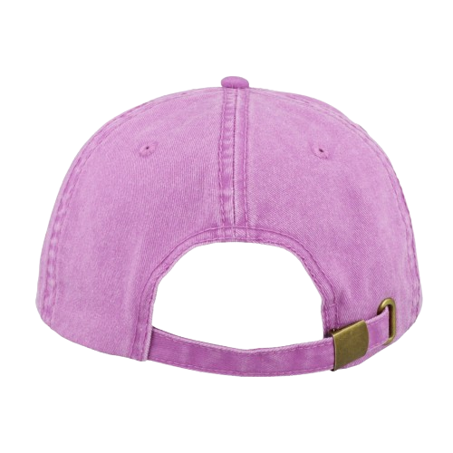 Pic-a-Tee_Washed_Dad_Cap_Purple_Back