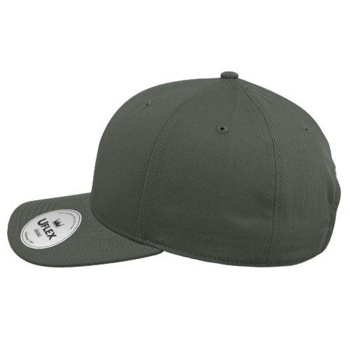U_Flex_Classic_6_Panel_Cap_Left_Charcoal