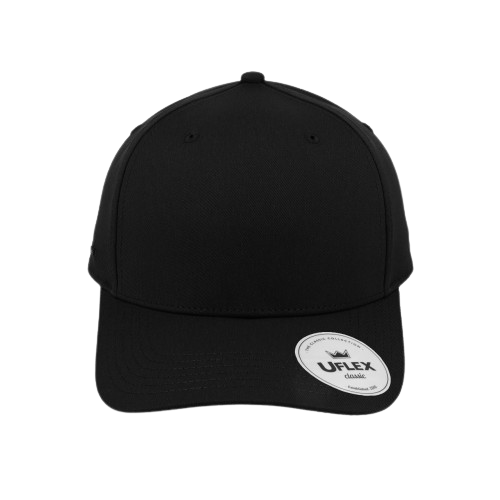 Uflex_5_panel_Easy_Print_Cap_Black