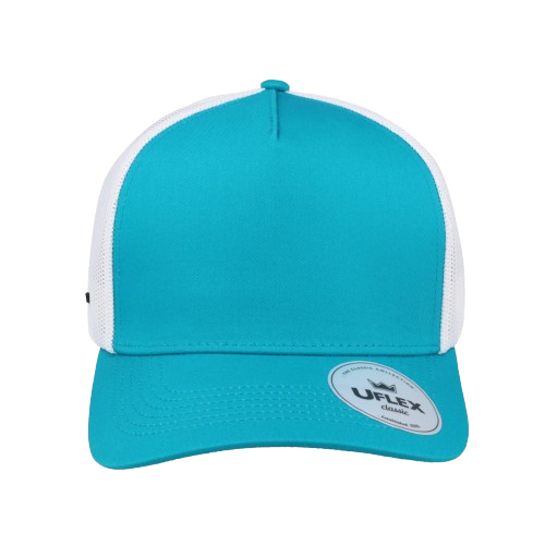 Uflex_Classic_Ultra-Lite_5P_Aqua_Blue Pic-a-Tee Uflex Ultra-Lite 5 Panel Cap